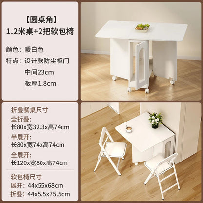 Nordic Minimalist Foldable Dining Table