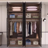 Glass light luxury corner cloakroom wardrobe Double clothes closet cabinets and wardrobes Cabinet dressing clothe home furniture Jonine&