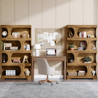 Stories on Display — Tribesigns 71" S-Shaped Bookcase