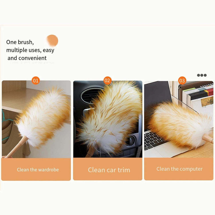 Natural Feather & Wool Duster Jonine’s Corner