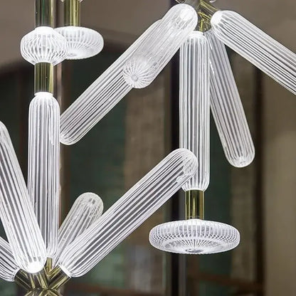 Nordic Luxury Art Glass Chandelier — High-End Pendant Lamp Home Décor
