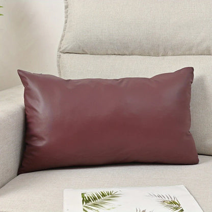 Waterproof PU Lumbar Cushion Cover — European Style