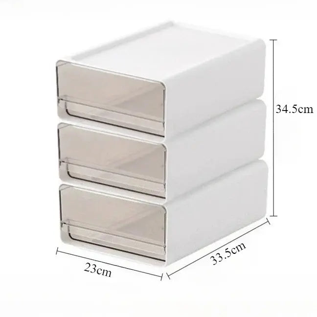 2/3pcs Office Table Clear Storage Boxes Drawer Type Office Workstation A4 File Organizer Storage Box Study Stack Storage Cabinet