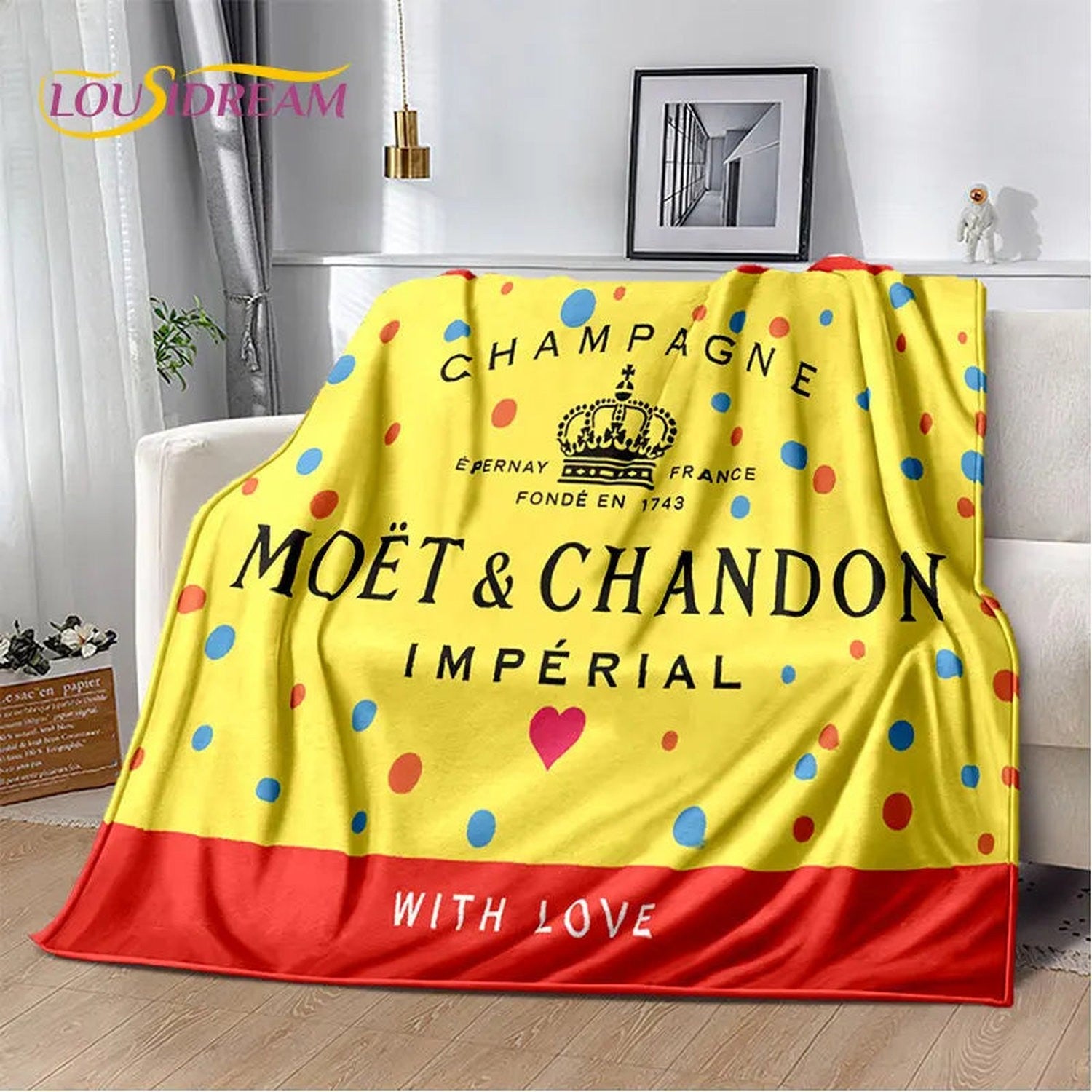 Wrapped in Pattern — Printed Flannel Throw Blanket
