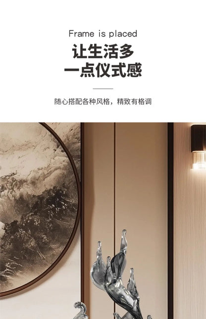 Feng Shui Resin Key Box — Luxury Desk Organizer & Entryway Essential