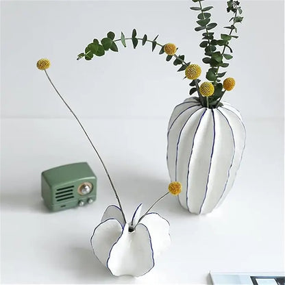 The Statement Vase — Modern Ceramic Vase for Flowers, Stems &amp; Home Styling