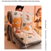 Lamb Fleece Blanket Winter Comforter Thickened Quilts Double-sided Velvet Warm Quilt Single Double Dormitory Milk Fleece Core Jonine&