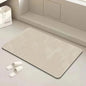 Spa-Grade Step — Non-Slip Diatomite Bath Mat with Rubber Padding