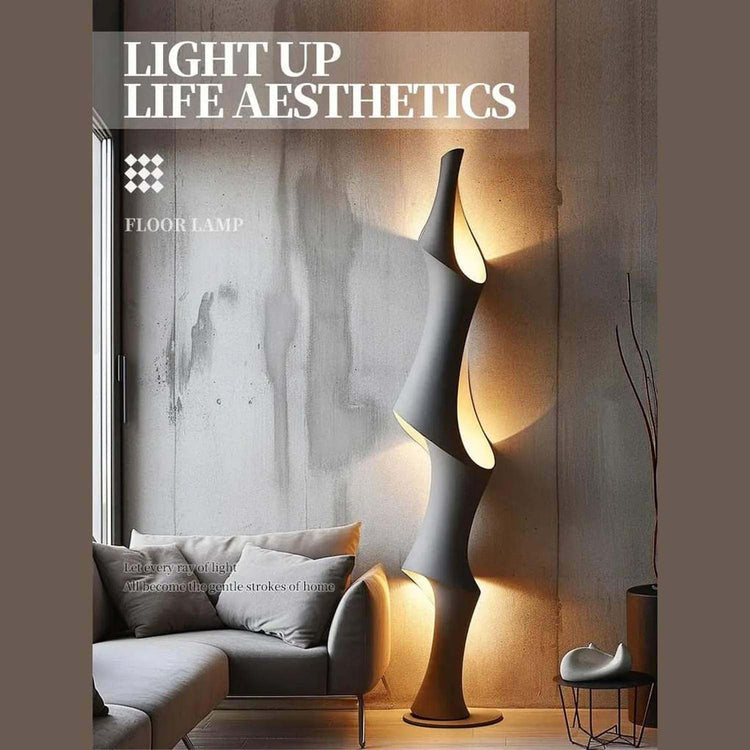 The Statement Corner — Art Deco Sculptural LED Floor Lamp Jonine’s Corner