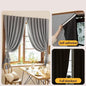 Self-Adhesive No-Drill Blackout Curtains