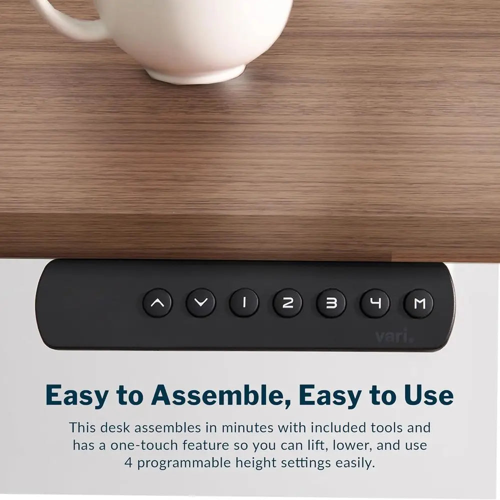 Work Better, Feel Better — 60x30 Electric Standing Desk with Dual Motor & Memory Presets
