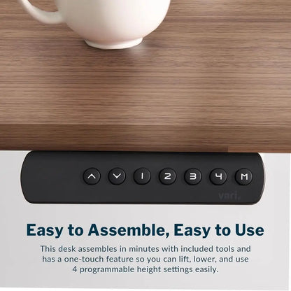 Work Better, Feel Better — 60x30 Electric Standing Desk with Dual Motor & Memory Presets