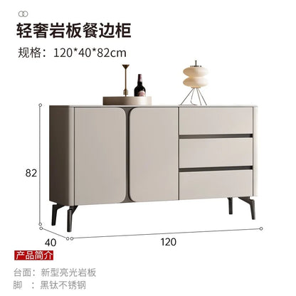 Premium Minimalist Display Cabinet — Light Luxury Living Room Storage