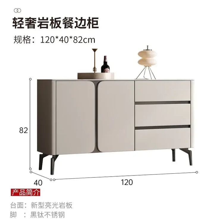 Light Luxury Display Cabinet – Minimalist Living Room Sideboard