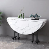 Gather & Dine — Minimalist Round Dining Table with Metal Legs, 100cm & 120cm Jonine’s Corner