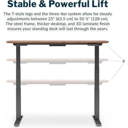 60x30 Electric Standing Desk with Dual Motor &amp; Memory Presets