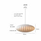 Light Like a Whisper — Wabi-Sabi Handmade Silk Pendant Lamp for Living Room & Dining