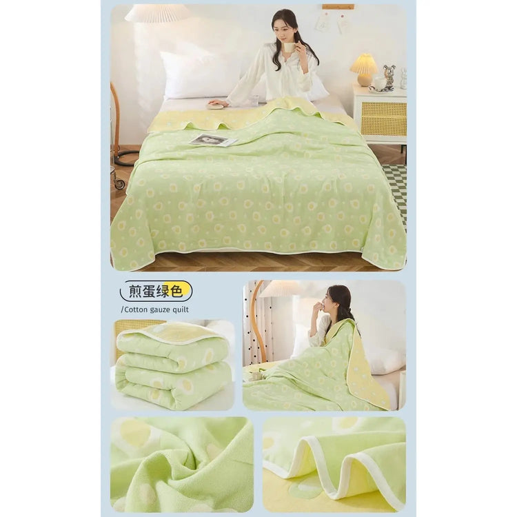 Cotton Gauze Summer Quilt — Plaid Jonine’s Corner