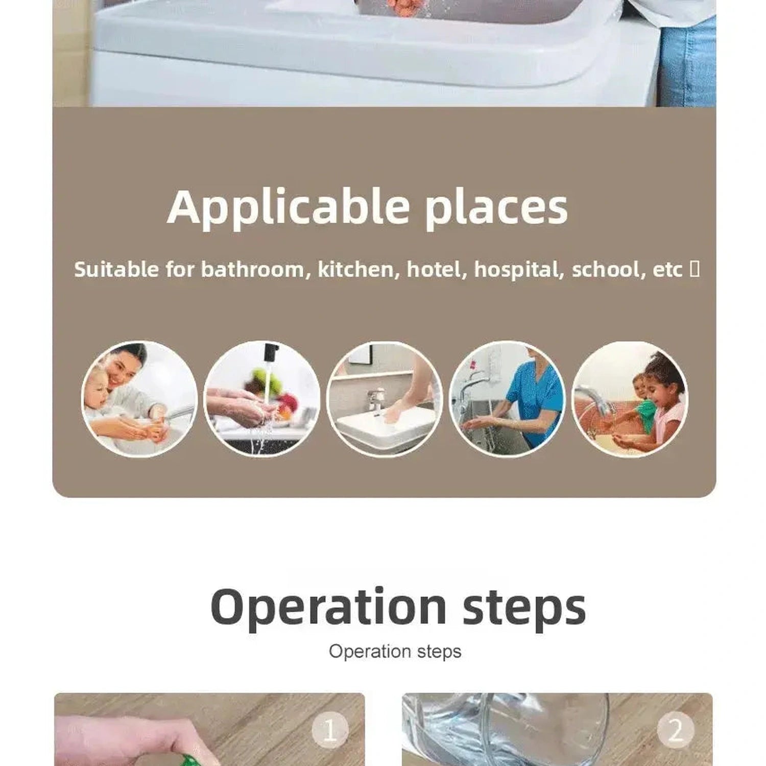New Bathroom Automatic Sensing Soap Dispenser Type C Multiple Levels Contactless Electric Frother Charging Wall Mounted Vertical Jonine’s Corner