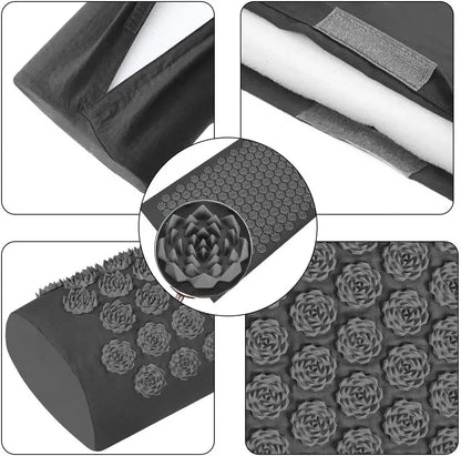 The Pressure Point Set — Spike Acupressure Mat &amp; Pillow for Back Pain, Muscle Relief &amp; Better Sleep