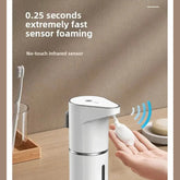 New Bathroom Automatic Sensing Soap Dispenser Type C Multiple Levels Contactless Electric Frother Charging Wall Mounted Vertical Jonine’s Corner