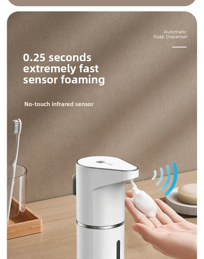 Touch-Free Clean — Automatic Sensing Foam Soap Dispenser, Wall Mounted