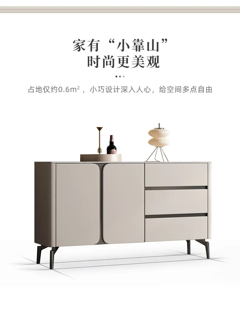 Premium Minimalist Display Cabinet — Light Luxury Living Room Storage