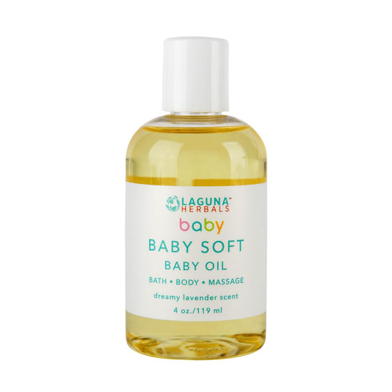  Organic Baby Massage Oil — Calming Botanical Blend 