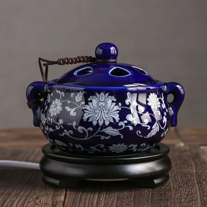 The Ritual Burner — Electric Ceramic Incense &amp; Essential Oil Warmer with Timer
