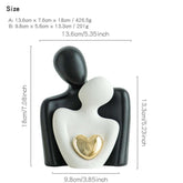 The Hug That Stays — Ceramic Love Sculpture for Home & Gifting