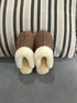 Natural shearing fur slippers Australian sheepskin and fur integrated slippers for men and women&