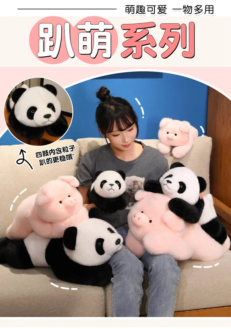 The Room Friend — Long-Arm Forest Animal Plush Pillow