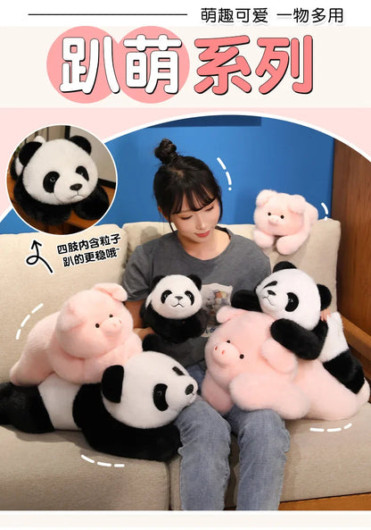 The Room Friend — Long-Arm Forest Animal Plush Pillow