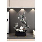 Feng Shui Resin Key Box — Luxury Desk Organizer & Entryway Essential