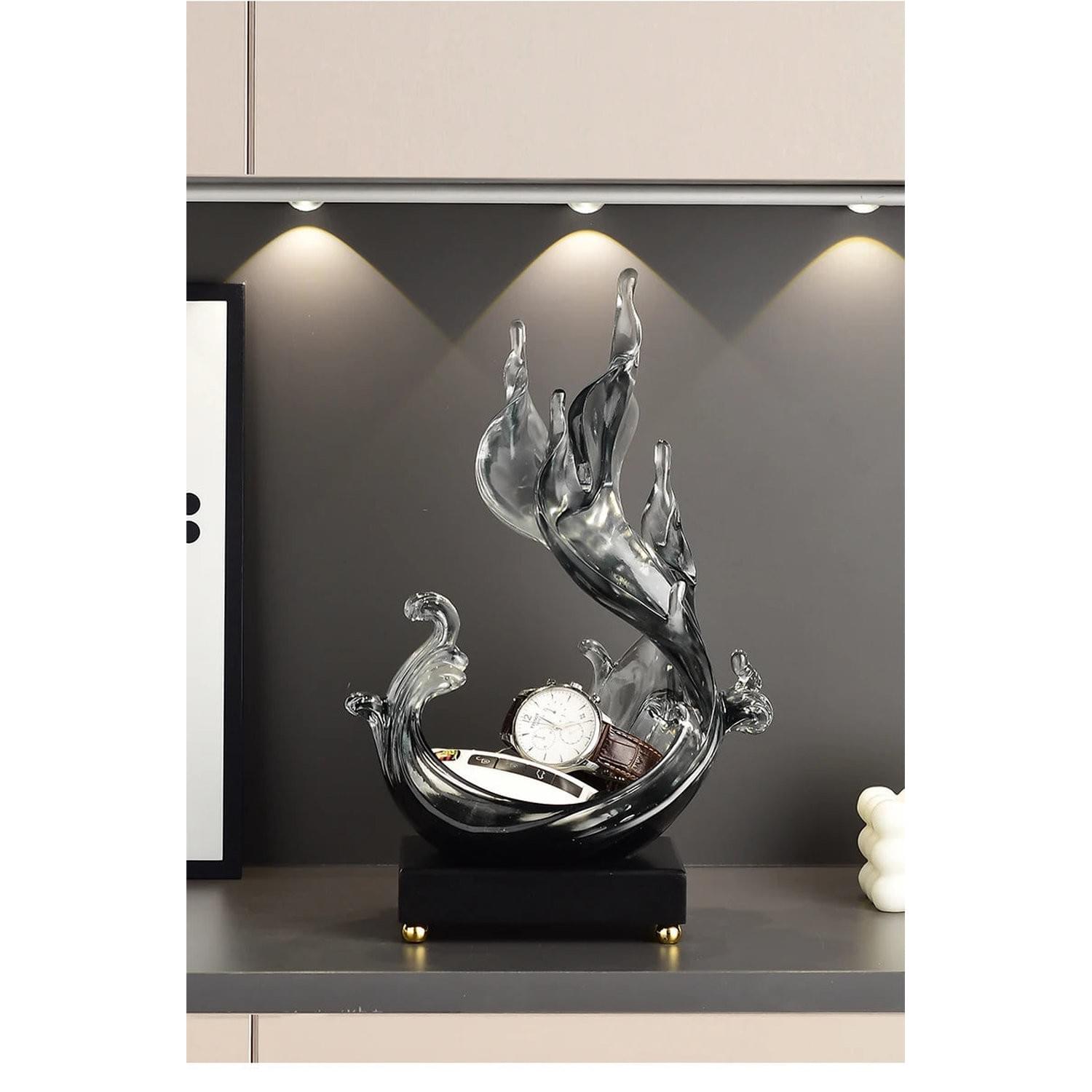 Feng Shui Resin Key Box — Luxury Desk Organizer &amp; Entryway Essential