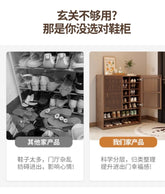 Entryway Wood Shoes Rack Vintage Luxury Space Saving Shoes Rack Storage Unit Meuble De Rangement Multifunction Furniture Jonine’s Corner