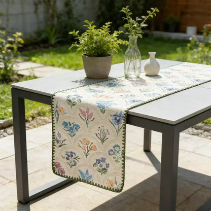 Nordic Cotton Linen Table Runner — Multiple Sizes & Patterns