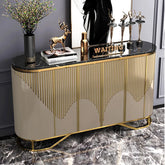 French Gold Luxury Living Room Display Cabinet Jonine&