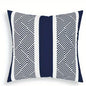 Geometric Pattern Throw Pillow Cover — Printed Cushion Cover for Sofa & Bedroom