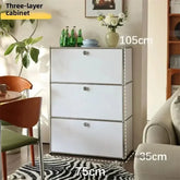 MLG Modern Dual Cabinet – Wood & Acrylic Living Room Storage