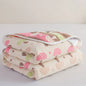 Cotton Gauze Summer Quilt — Plaid