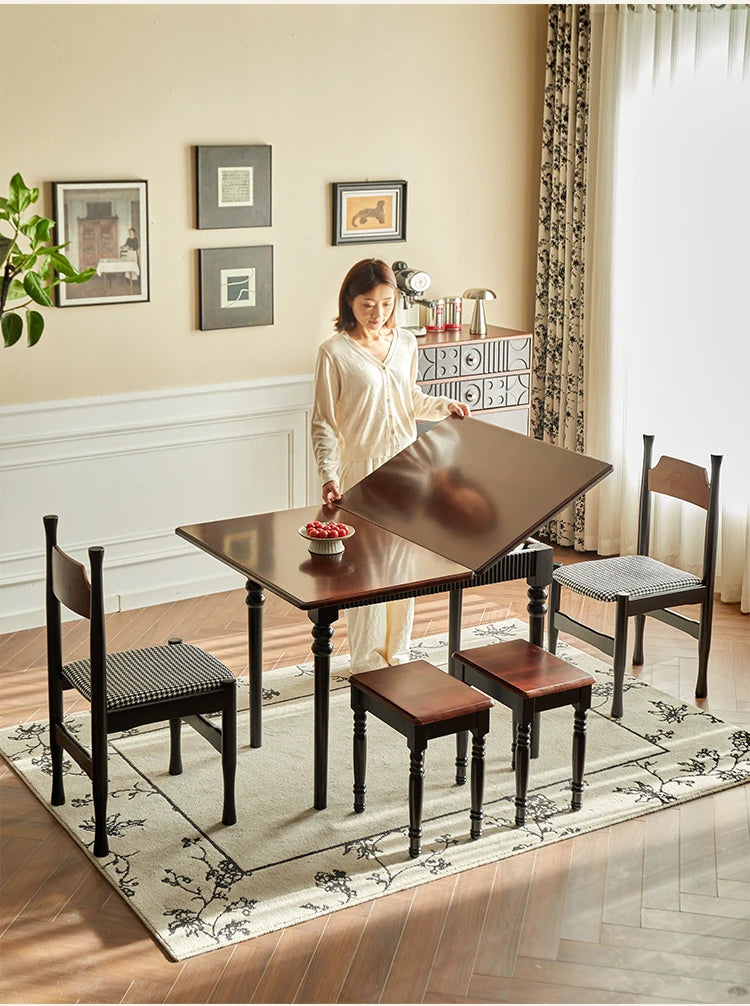 Mid Century Foldable Dining Table