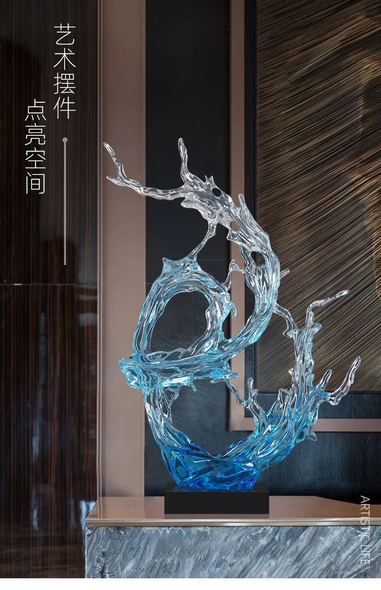 Quiet Luxury in Resin — Lumière Light Luxury Art Sculpture for the Modern Interior