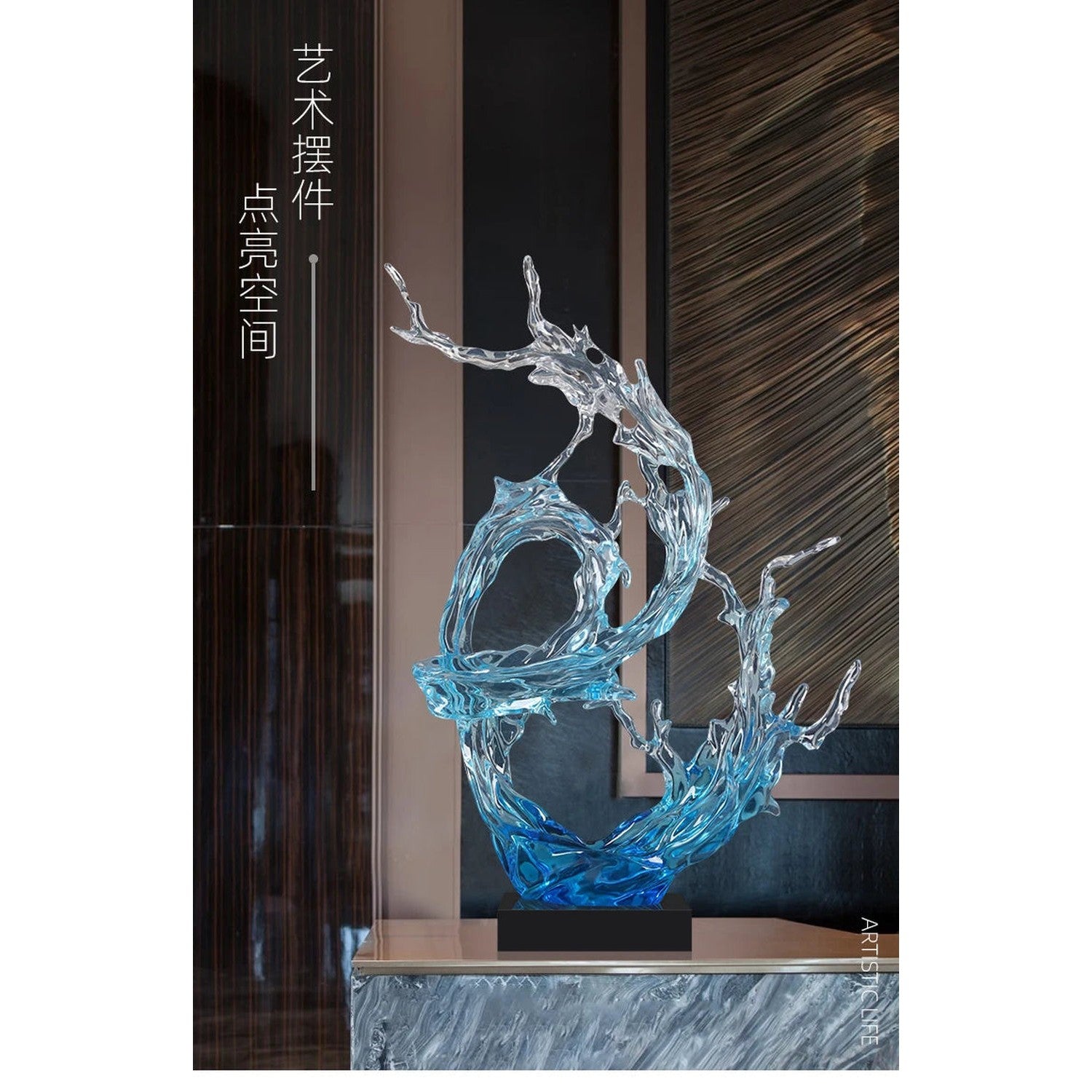 Quiet Luxury in Resin — Lumière Light Luxury Art Sculpture for the Modern Interior