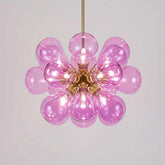 Suspended in Light — Designer Glass Bubble Chandelier for Bedroom & Living Room