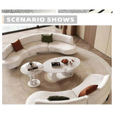 Round Gradient Area Rug — Machine Washable Non-Slip Floor Mat for Living Room & Bedroom