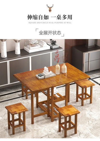 Power at the Table — Dark Luxury Mid-Century Dining Table