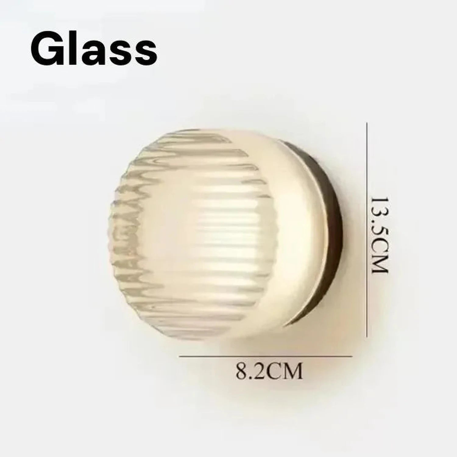 Modern Stylish Fashion Art Creative Lustre Lights Glass Stone Round Sconce LED Wall Lamps for Bedroom Home Decoration Chandelier Jonine’s Corner