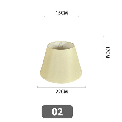 Nordic Style Chandelier Lamp Shade Linen Cloth Bedside Table Ceiling Light Cover E27 Modern Home Decor Wall Lamp Floor Lampshade