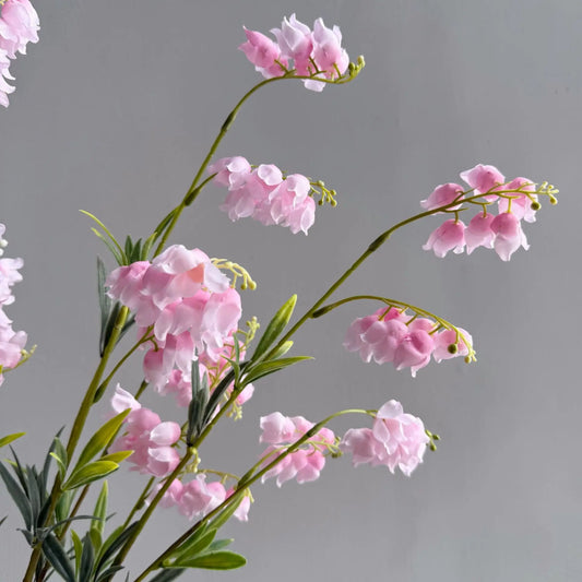 Silk Lily of the Valley Stems — Artificial Flowers for Weddings & Home Decor (5pcs)